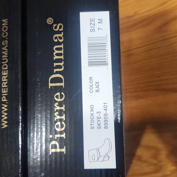 ☀️ Pierre Dumas Skye-3 Black booties. Size 7 - Picture 5 of 5